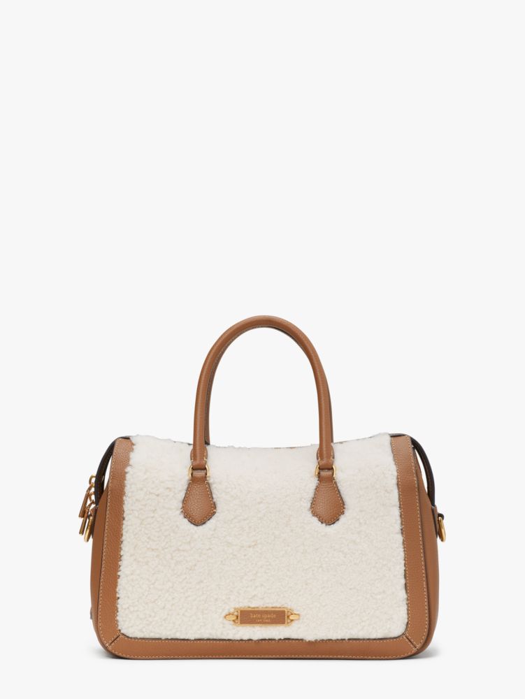 Kate Spade Gramercy Shearling Medium Satchel