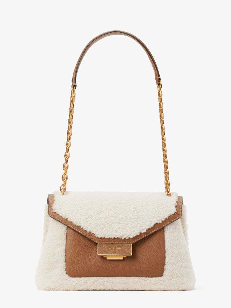 Kate Spade Gramercy Shearling Medium Convertible Shoulder Bag