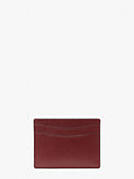 morgan bow embellished saffiano leather card holder, , s7productThumbnail
