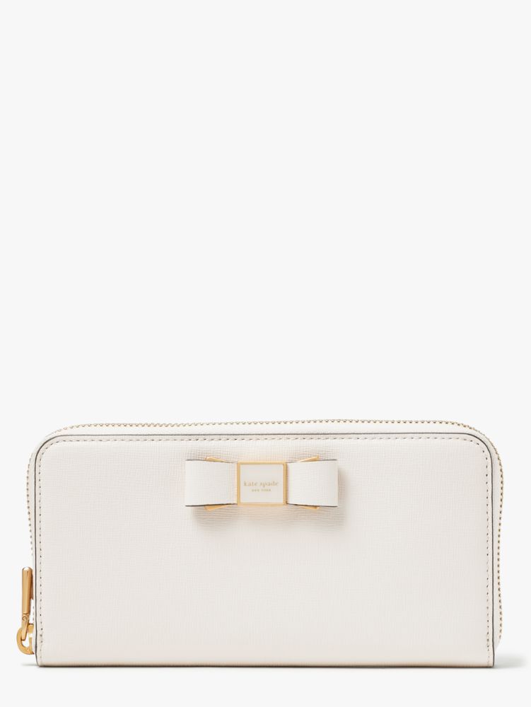 Dragonfly Embellished Zip Around Continental Wallet | Kate Spade