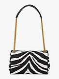 Evelyn Bold Zebra Boucle Jacquard Medium Convertible Shoulder Bag, , s7productThumbnail