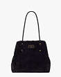 Everything Faux Fur Medium Tote, Black, Product