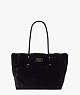 Everything Faux Fur Medium Tote, Black, ProductTile