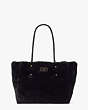 Everything Faux Fur Medium Tote, Black, Product