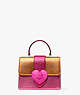 Bijou Metallic Colorblocked Mini Top-handle Bag, Locket Pink Multi, ProductTile