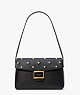 Katy Pearl Embellished Medium Shoulder Bag, Black Multi, ProductTile