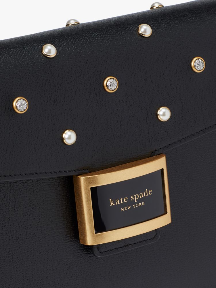 Katy Pearl Embellished Medium Shoulder Bag | Kate Spade New York