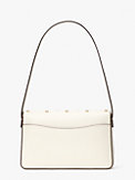 katy pearl embellished textured leather medium shoulder bag, , s7productThumbnail