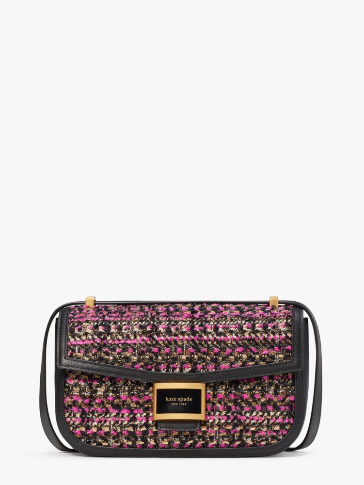 Kate Spade Katy Tweed Medium Convertible Shoulder Bag