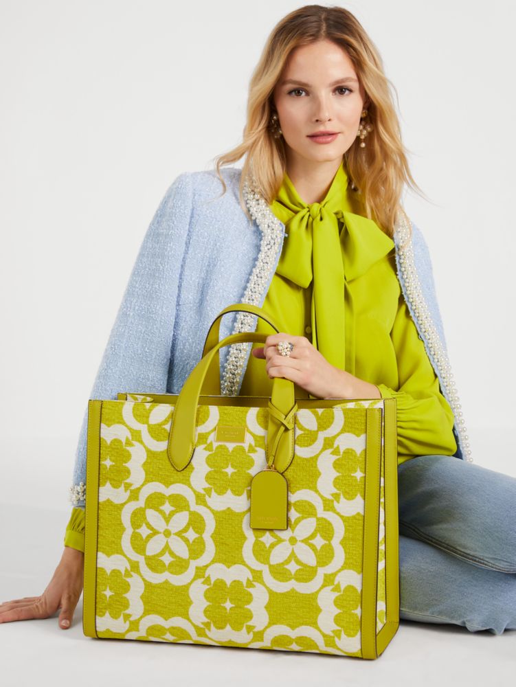 Spade Flower Monogram Manhattan Chenille Large Tote | Kate Spade New York