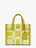spade flower monogram manhattan chenille small tote, , s7productThumbnail
