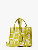 spade flower monogram manhattan chenille small tote, , s7productThumbnail