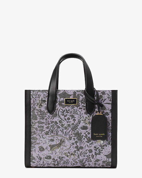 Manhattan Year Of The Rabbit Embellished Toile Jacquard Small Tote | Kate  Spade New York
