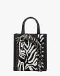 Manhatten Zebra Tote Bag Mit Verzierung, Extraklein, , Product