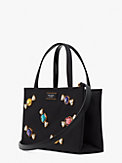 sam icon candy gem embellished satin small tote, , s7productThumbnail