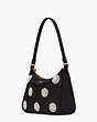 Sam Pearl Embellished Nylon Small Shoulder Bag, Black Multi, Product