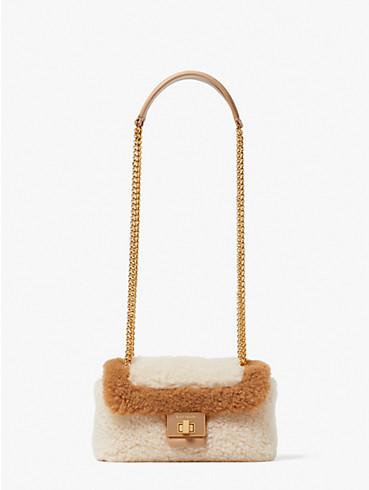 evelyn faux shearling small shoulder crossbody, , rr_productgrid