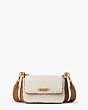 Morgan Shearling & Pebbled Leather Double Up Crossbody, , Product