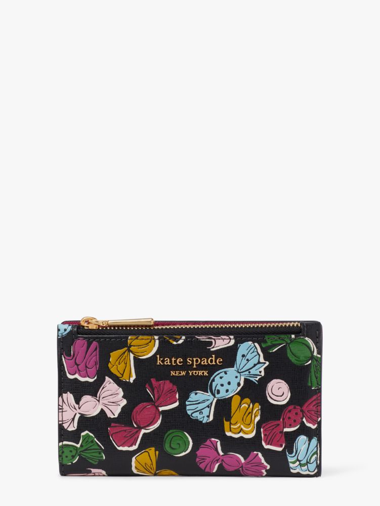 Morgan Assorted Candies Embossed Small Slim Bifold Wallet | Kate Spade New  York