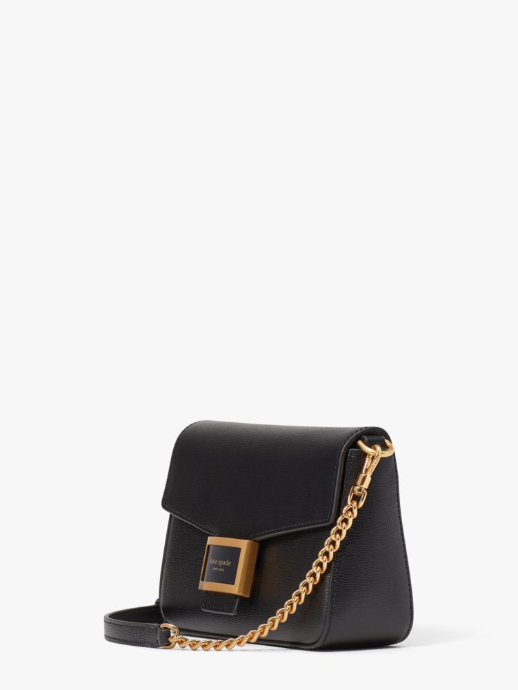 Katy Textured Leather Flap Chain Crossbody | Kate Spade New York