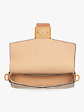 Katy Textured Leather Flap Chain Crossbody, , s7productThumbnail