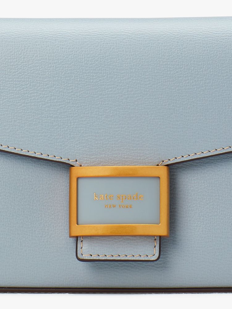 Katy Textured Leather Flap Chain Crossbody | Kate Spade New York