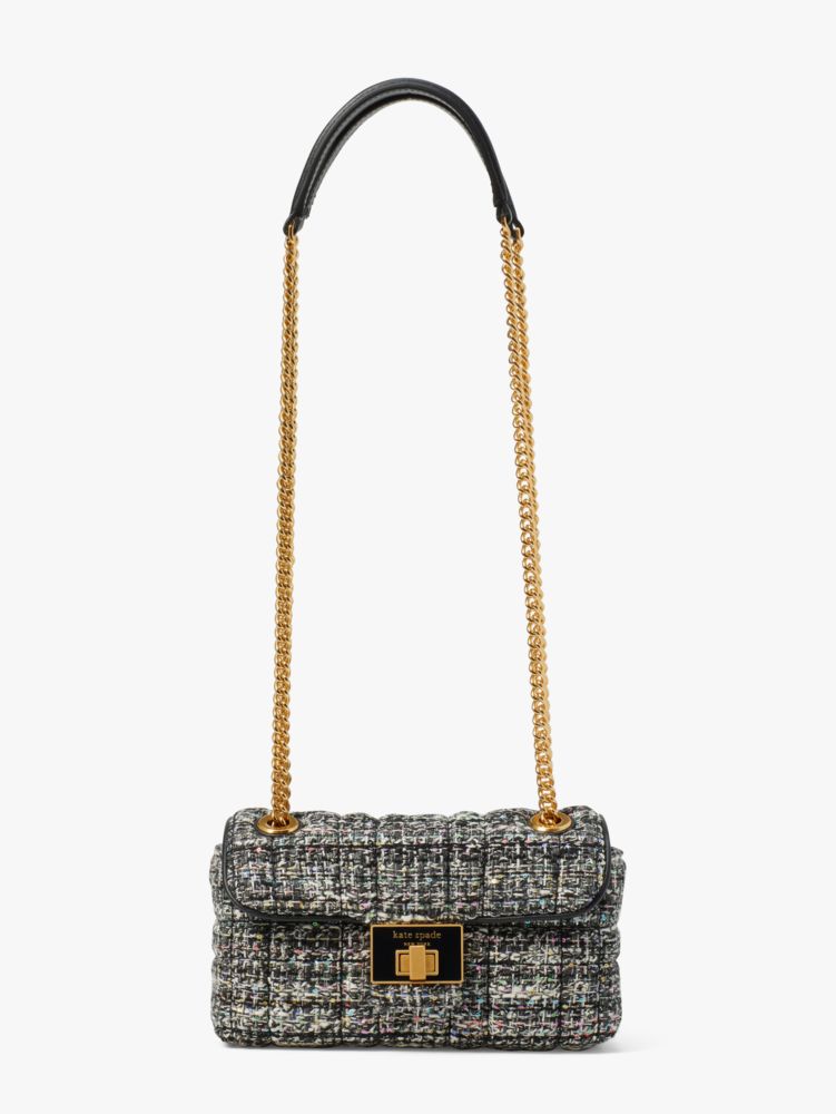 Evelyn Sequin Tweed Small Shoulder Crossbody | Kate Spade New York