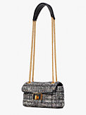 Evelyn Sequin Tweed Small Shoulder Crossbody, , s7productThumbnail