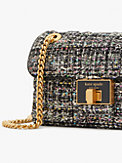Evelyn Sequin Tweed Small Shoulder Crossbody, , s7productThumbnail