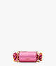 Gala Metallic Leather Mini Sweet Treats Crossbody, Locket Pink, ProductTile
