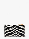 Morgan Zebra Embossed Small Slim Bifold Wallet, , s7productThumbnail