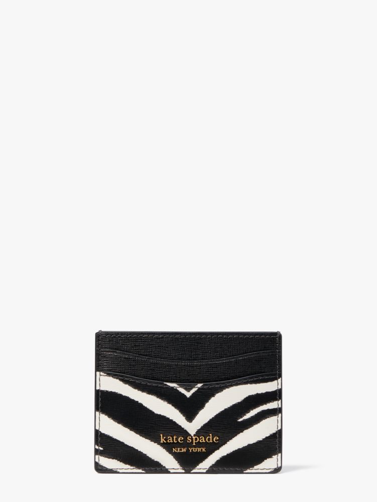 Morgan Zebra Embossed Cardholder | Kate Spade New York