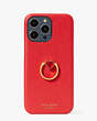 バレンタインデー レザー ハート リング スタンド アイフォン 14 PRO MAX ケース, , Product