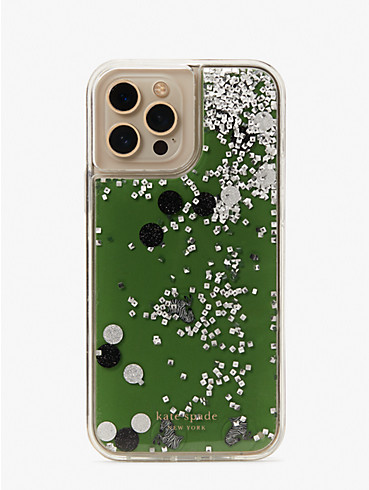 Zebra Hülle für iPhone 13 Pro Max mit Glitzer in Flüssigkeit, , rr_productgrid
