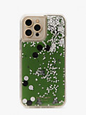 Zebra Liquid Glitter iPhone 13 Pro Max Case, , s7productThumbnail