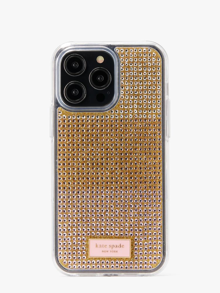 Rock Candy Rhinestone Embossed I Phone 14 Pro Max Case | Kate Spade New York