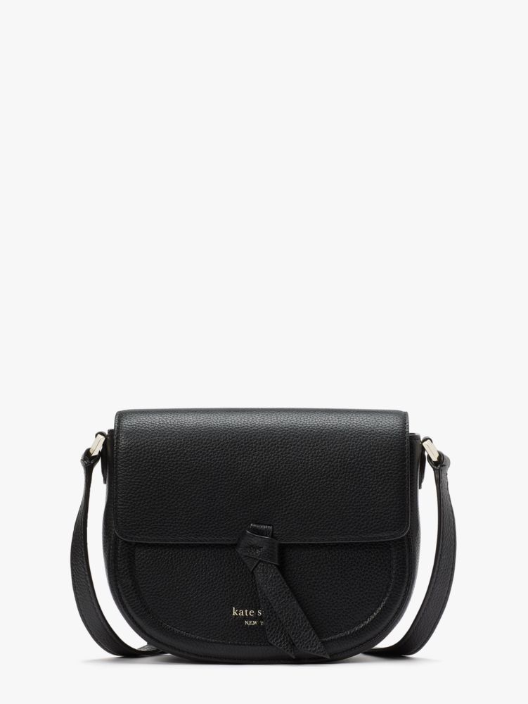 Kate Spade New York Knott Medium Saddle Bag Black One Size