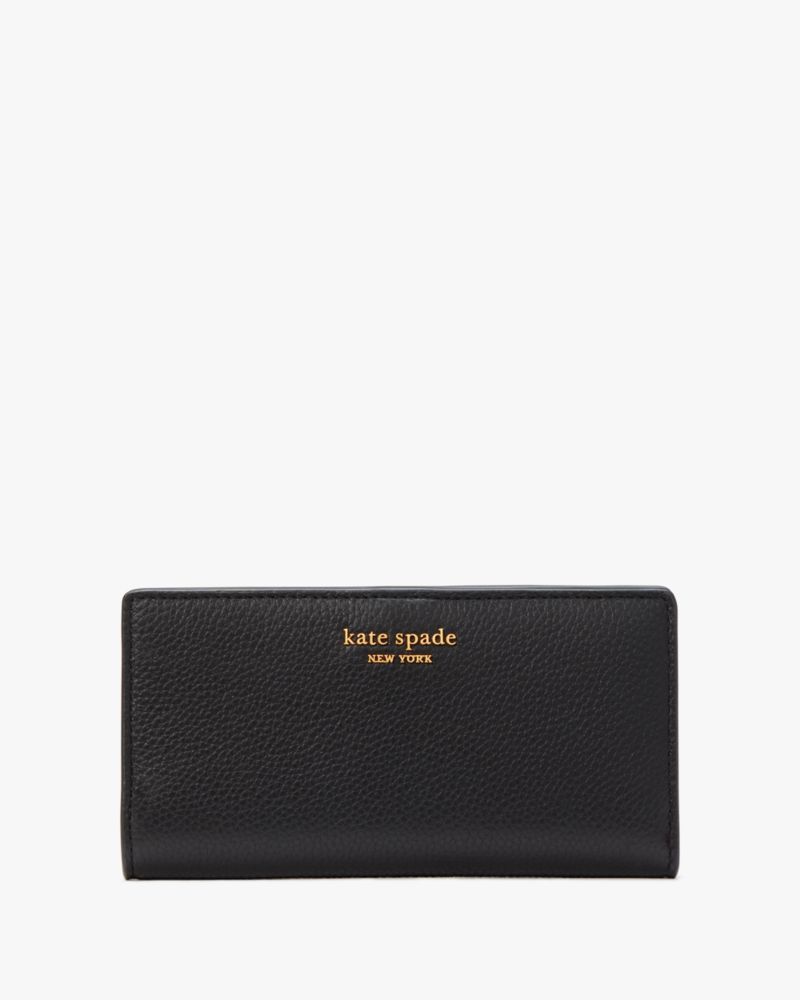 Kate Spade Veronica Slim Bifold Wallet In Black