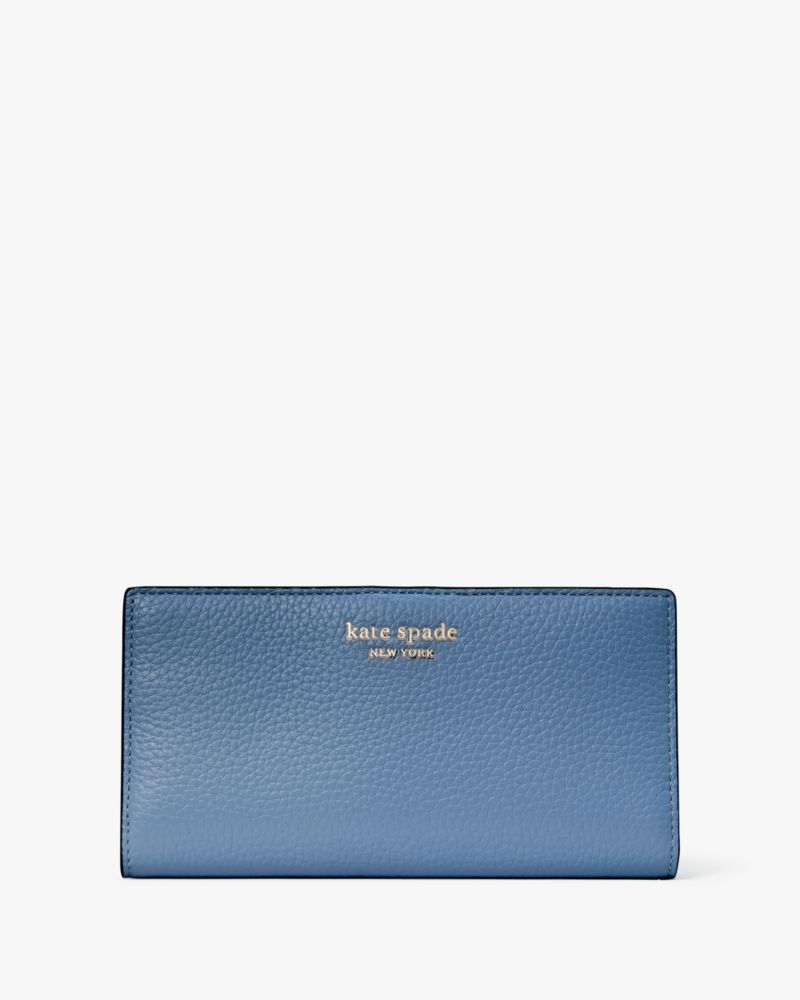 Kate Spade Veronica Slim Bifold Wallet In Manta Blue
