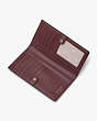 Veronica Slim Bifold Wallet, Grenache, Product