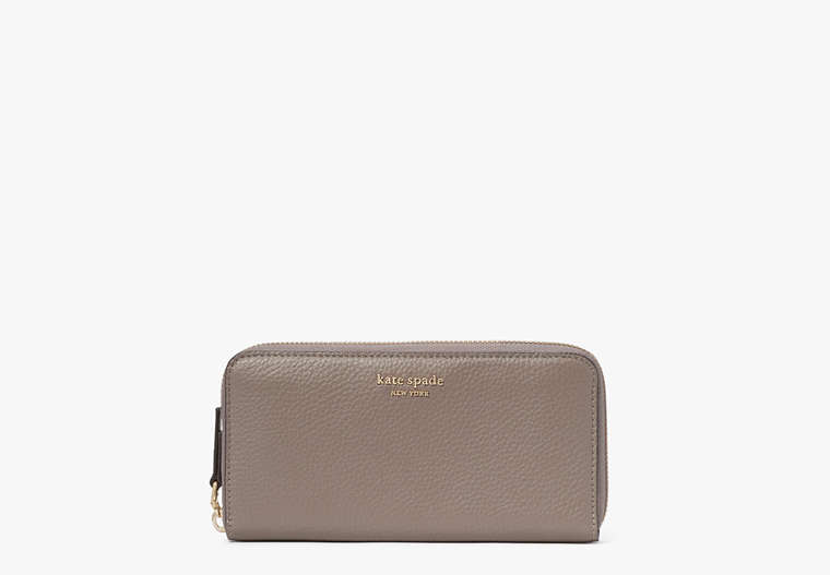 Veronica Zip-around Continental Wallet, Mineral Grey, Product