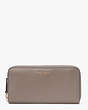 Veronica Zip-around Continental Wallet, Mineral Grey, Product