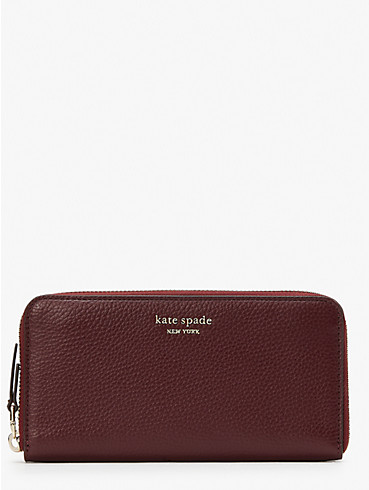 veronica pebbled leather zip around continental wallet, , rr_productgrid