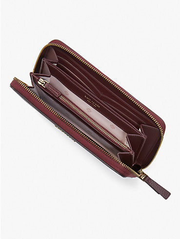 veronica pebbled leather zip around continental wallet, , rr_productgrid