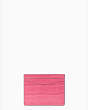 Staci Small Slim Card Holder, Festive Pink, Product
