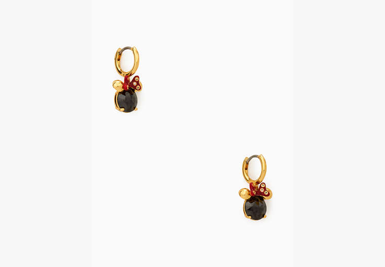 Disney X Kate Spade New York Minnie Mouse Earrings, Jet Multi/Gold, Product image number 0