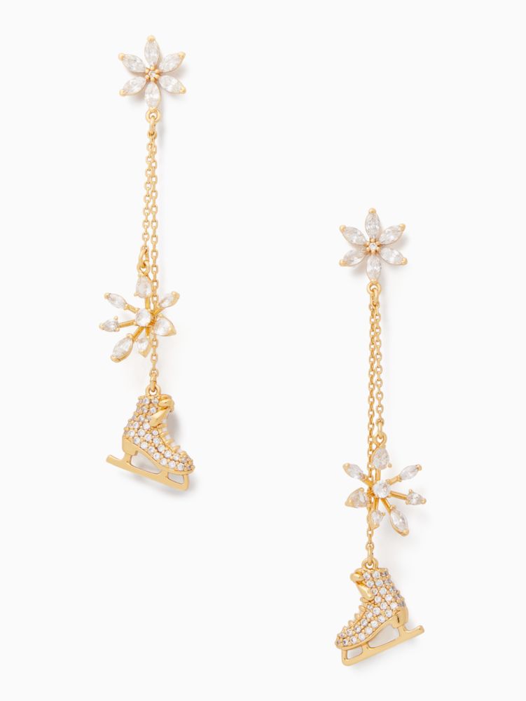 Snow Day Ice Skate Earrings Kate Spade Outlet