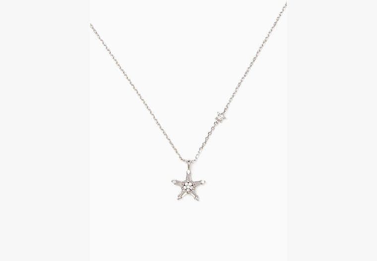 Starring Star Mini Pendant, Clear/Silver, Product image number 0