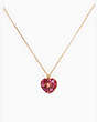 Something Sparkly Heart Clay Pave Pendant, Red Multi, Product