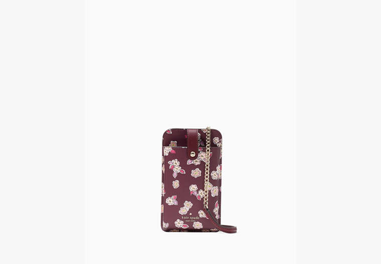 Boxed Tinsel North South Phone Crossbody, Deep Berry Multi, Product